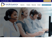 Tablet Screenshot of newtelsystems.com